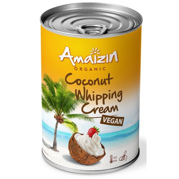 Krem kokosowy do ubijania (puszka) 400 ml BIO Amaizin  cena 13,85zł