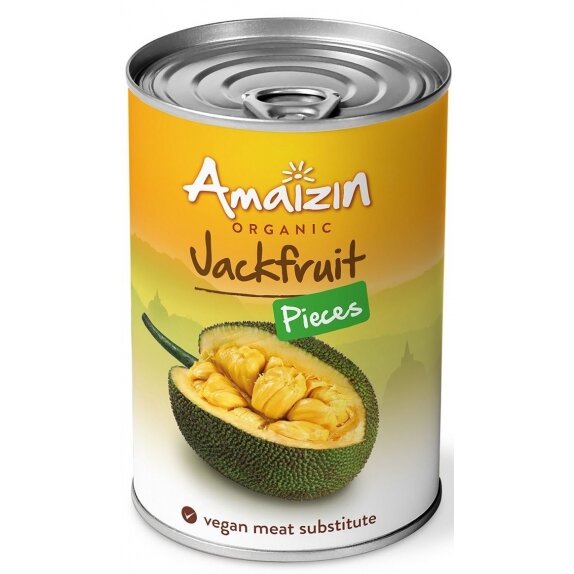 Owoc chlebowca różnolistnego (jackfruit) w zalewie (puszka) 400 g (240 g) BIO Amaizin cena 12,29zł