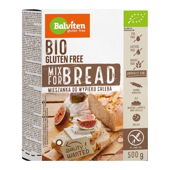 Mieszanka do wypieku chleba bezglutenowa BIO 500 g Balviten  cena €3,37
