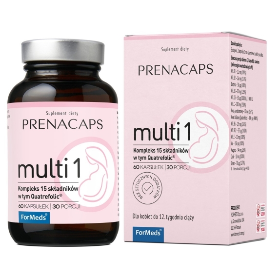 Prenacaps Multi 1  -  60 kapsułek Formeds cena 62,99zł