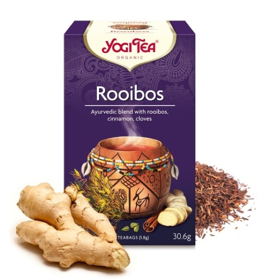 Herbata wykwintny rooibos 17 saszetek BIO Yogi Tea  cena 3,37$