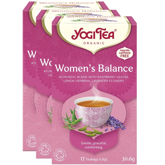 Herbata dla kobiety - harmonia 17 saszetek x 1,8g  3 sztuki  BIO Yogi Tea cena 37,05zł