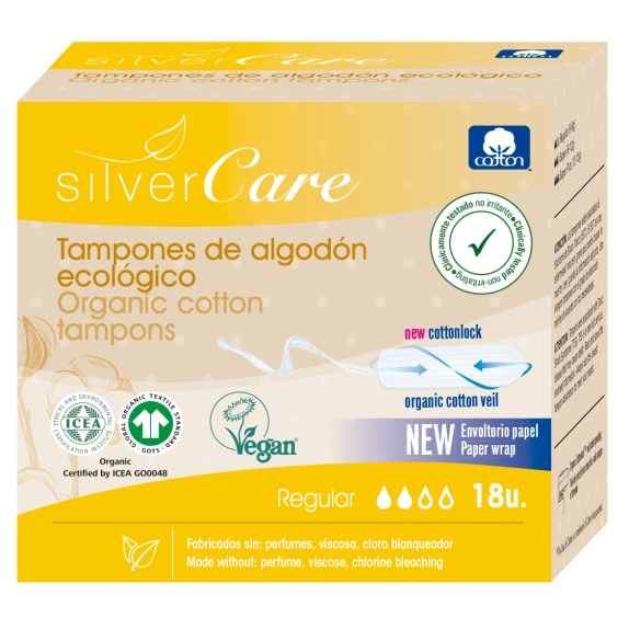Masmi Silver Care tampony regular bez aplikatora 18 sztuk  cena €2,58