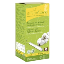 Masmi Silver Care tampony regular z aplikatorem 16 sztuk ECO+ pakiet artykułów do higieny GRATIS