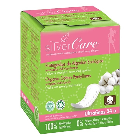 Masmi Silver Care wkładki higieniczne ultra cienkie o anatomicznym kształcie 24 sztuki ECO cena 15,99zł