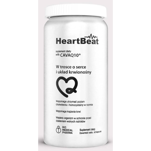 HeartBeat 60 kapsułek Bio Medical Pharma cena 109,00zł
