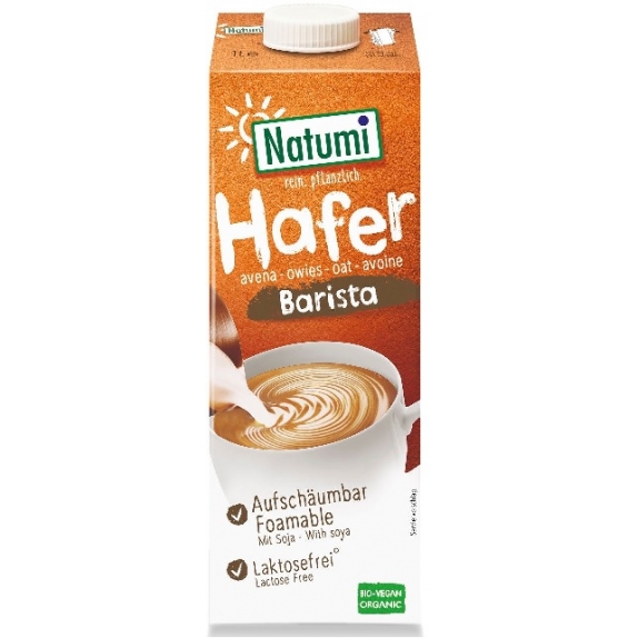 Napój owsiany z soją Barista 1L BIO Natumi cena 9,35zł