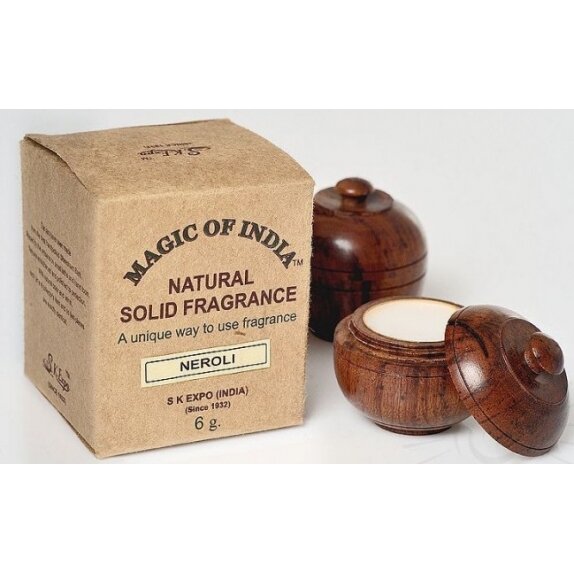 Shamasa naturalne perfumy w kremie NEROLI kwiat gorzkiej pomarańczy w ręcznie robionym pudełeczku 6g cena 35,49zł