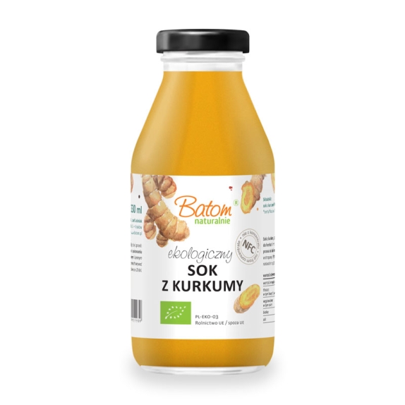 Sok z kurkumy 330 ml NFC BIO Batom  cena 9,56$