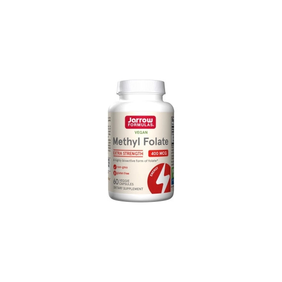 Jarrow Formulas Methyl Folate 400 mg 60 kapsułek cena 40,30zł