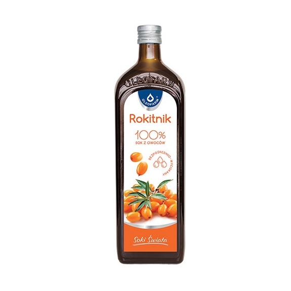 Sok z rokitnika 100% 490 ml Oleofarm cena 20,99zł