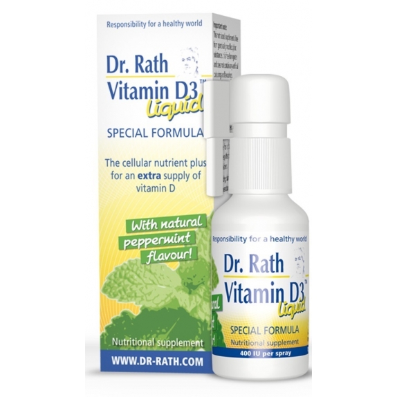Dr Rath witamina d3 liquid mięta pieprzowa 30 ml cena 99,99zł