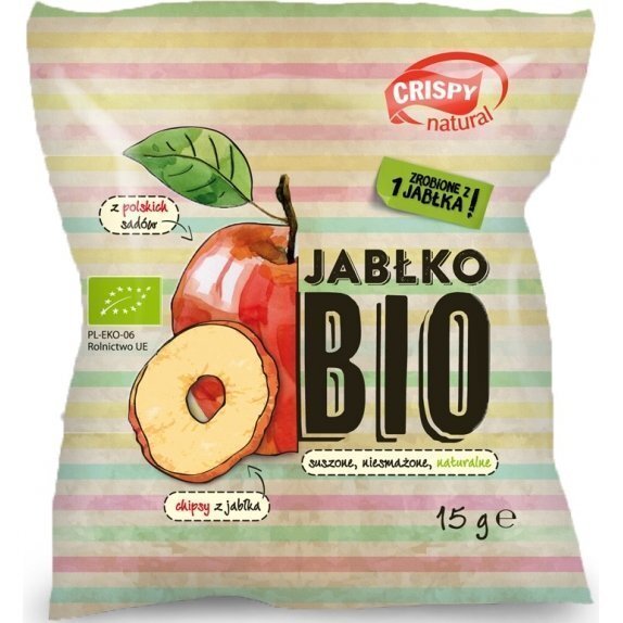 Jabłko bio 15 g Crispy Natural cena 4,80zł