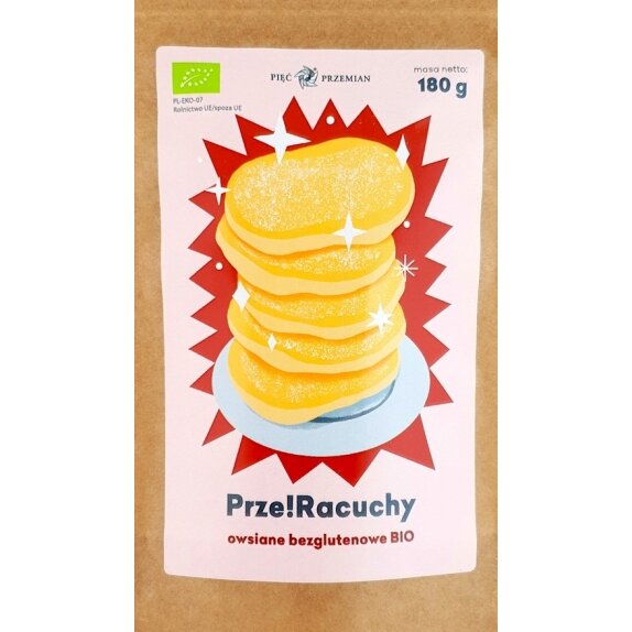 Racuchy owsiane bezglutenowe 180 g BIO Pięć Przemian cena 9,99zł