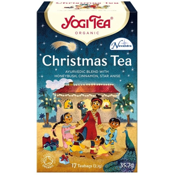 Herbatka Świąteczna Christmas Tea 17 saszetek Yogi Tea  cena 3,28$