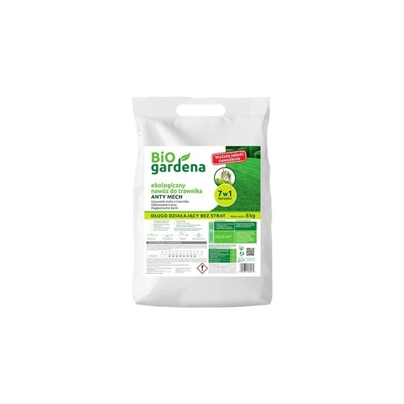 Nawóz do trawników anty mech ECO 8 kg Bio Gardena  cena 112,65zł