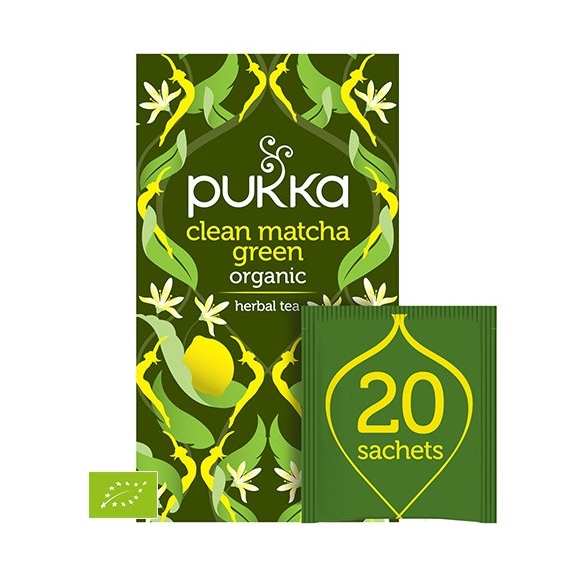 Pukka Clean Matcha Green BIO 20 saszetek cena 26,90zł