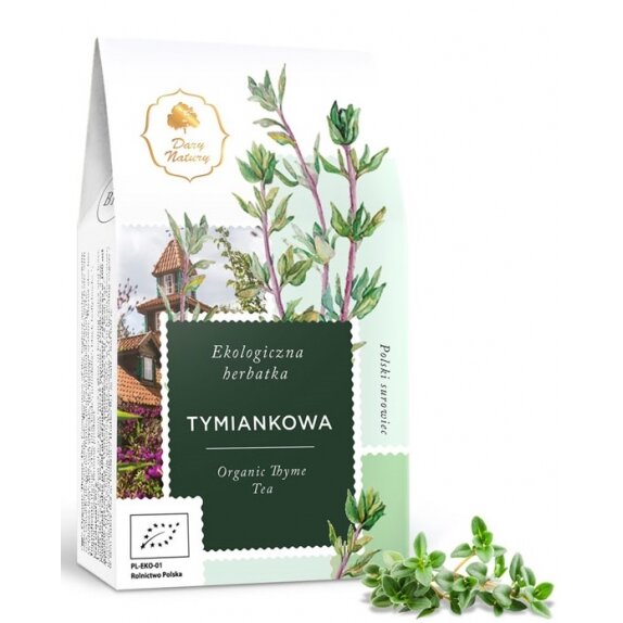 Herbatka tymiankowa 80g BIO Dary Natury cena 9,99zł