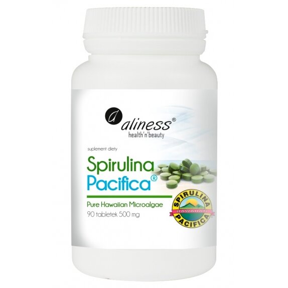 Aliness spirulina Hawajska Pacyfica 90 tabletek cena 9,42$