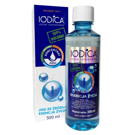 Iodica Naturalny koncentrat jodu 300 ml cena 89,00zł