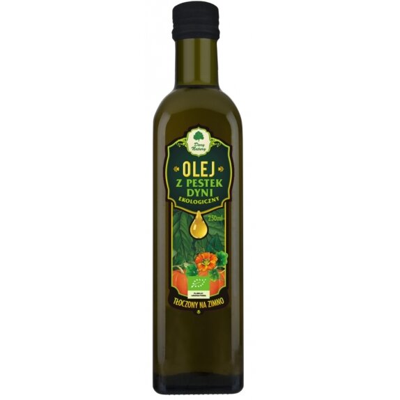 Olej z pestek dyni 250 ml BIO Dary Natury cena 51,69zł