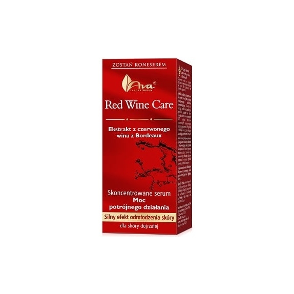 Ava Red Wine Care Moc potrójnego działania serum dla skóry dojrzałej 30 ml cena 35,99zł