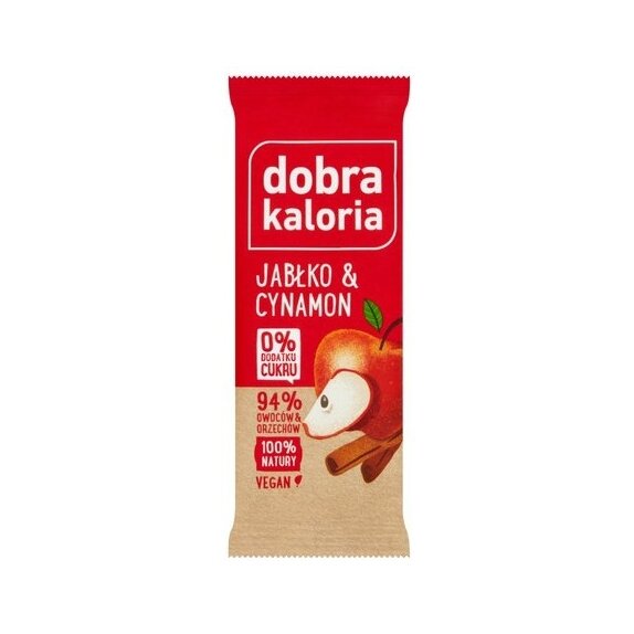 Baton jabłko&cynamon 35g Dobra Kaloria cena 0,75$