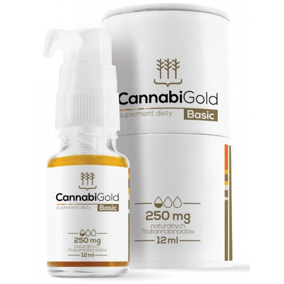 CannabiGold Basic 250 mg 12 ml HemPoland cena 49,99zł