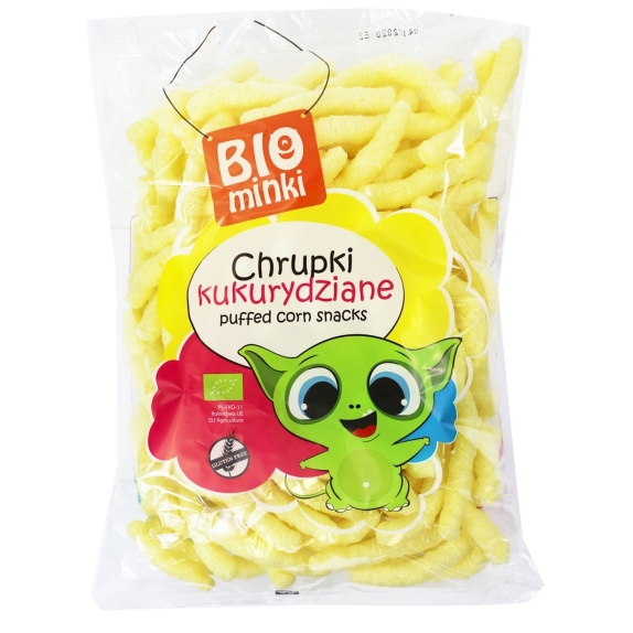 Chrupki kukurydziane bezglutenowe 150 g BIO Biominki cena 7,75zł