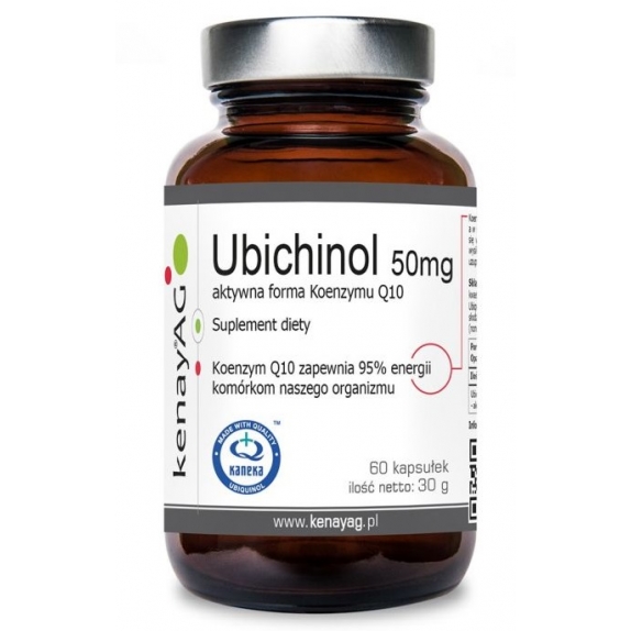 Ubichinol - Koenzym Q10 50 mg 60 kapsułek Kenay cena 79,90zł