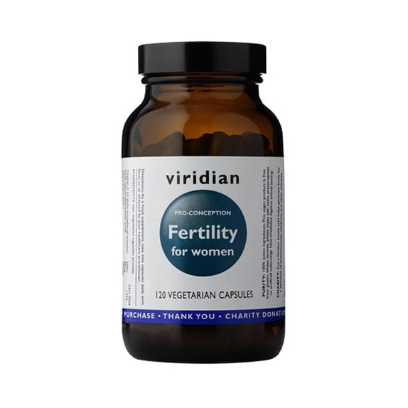 Viridian Fertility for women Płodność dla kobiet 120 kapsułek cena 41,31$