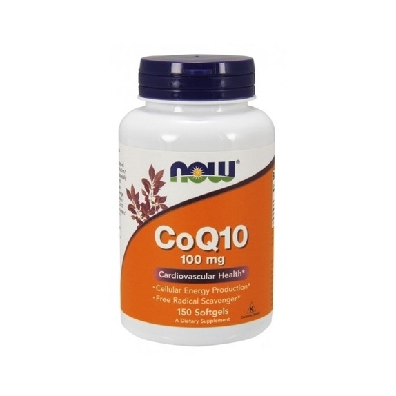 Koenzym Q10 100 mg z witaminą E 150 kapsułek NOW Foods cena 149,90zł