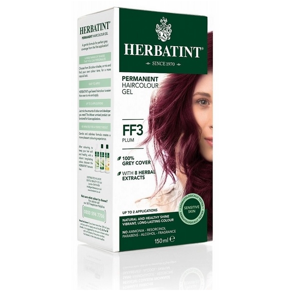 Farba FF3 śliwkowy 135 ml Herbatint cena 51,95zł