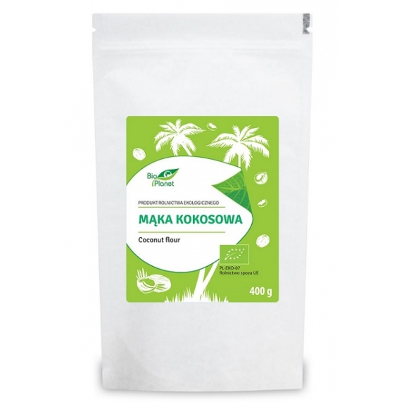 Mąka kokosowa 400 g BIO Bio Planet cena 8,35zł