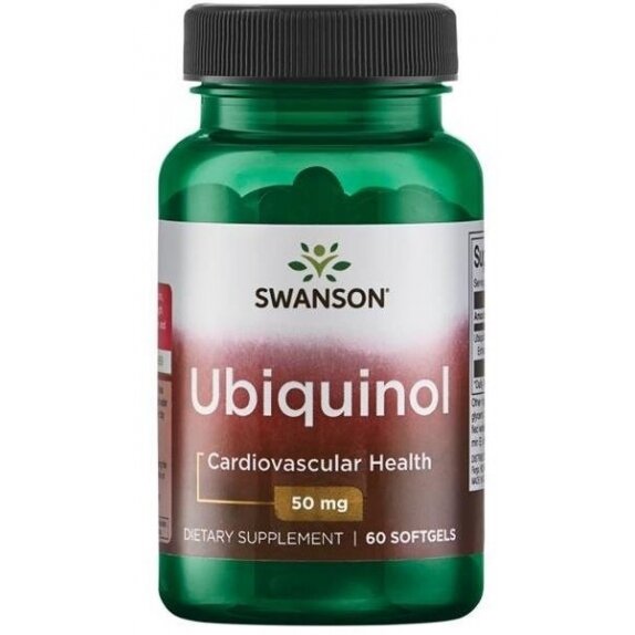 Swanson Ubiquinol 50 mg 60 kapsułek cena 109,90zł