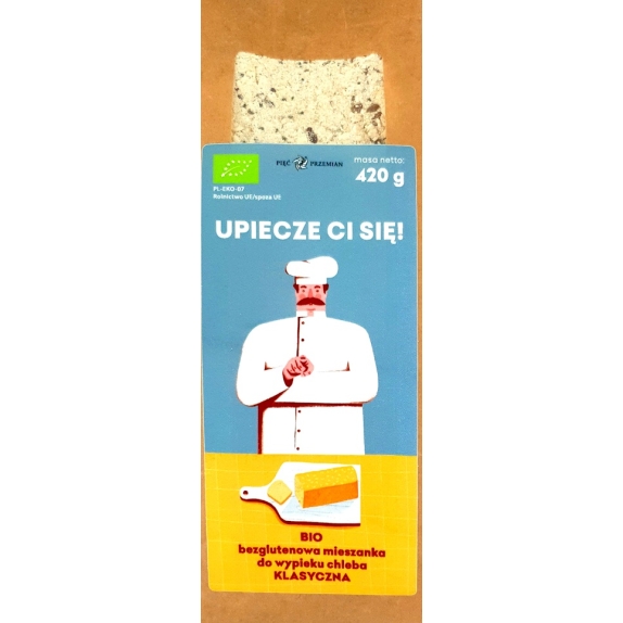 Mieszanka chleba bezglutenowego klasyczna 420 g BIO Pięć Przemian cena 4,05$