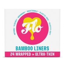 FLO 24 ultra cienkie bambusowe wkładki higieniczne cena 11,65zł