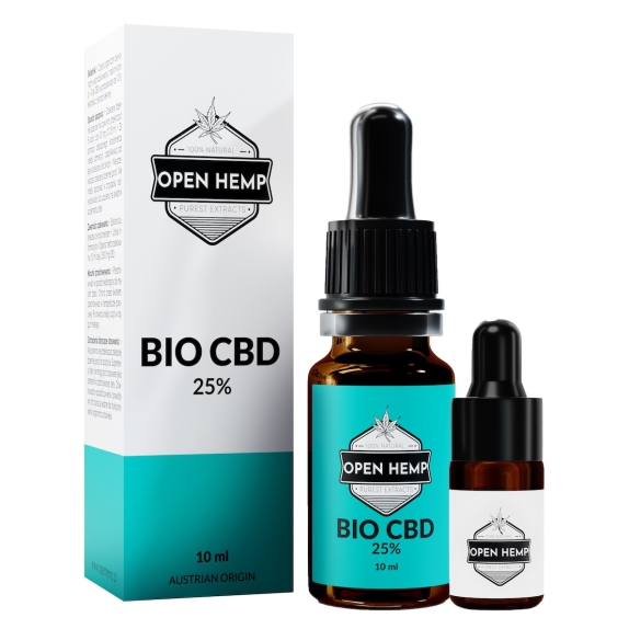 Olejek konopny CBD 25% 10 ml Open Hemp cena 379,00zł