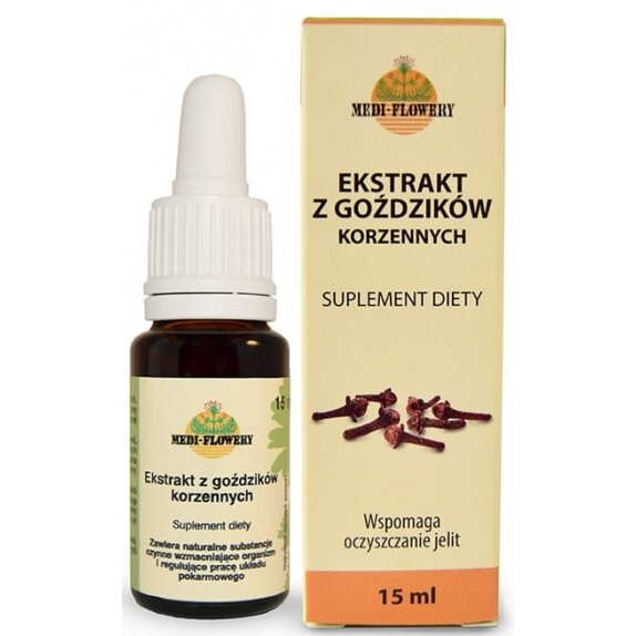 Ekstrakt z goździków korzennych 15 ml Medi-Flowery cena 25,00zł