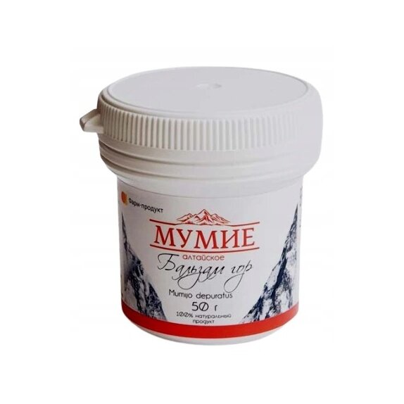 Mumio Ałtajskie Oczyszczone 100% Balsam Gór 50 g Farm Produkt cena 21,33$