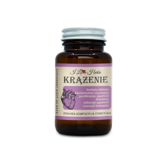 Krążenie 60 kapsułek ILoveHerbs  cena 89,00zł