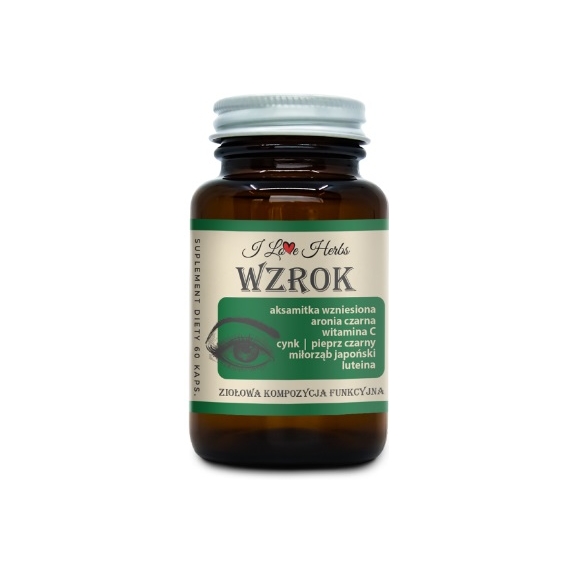 ILoveHerbs Wzrok 60 kapsułek cena 75,90zł