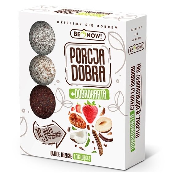 Kulki owocowo-orzechowe 12 sztuk po 12 g Pure Life cena 3,12$