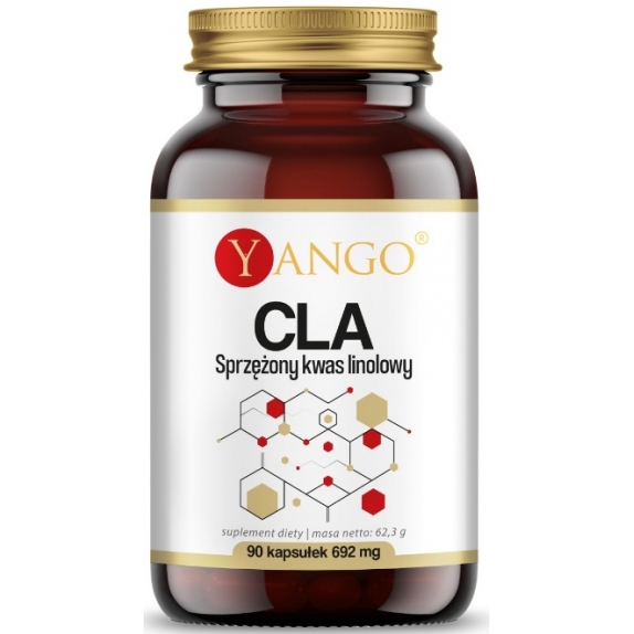 CLA - Sprzężony kwas linolowy 692 mg 90 kapsułek Yango cena 30,00zł