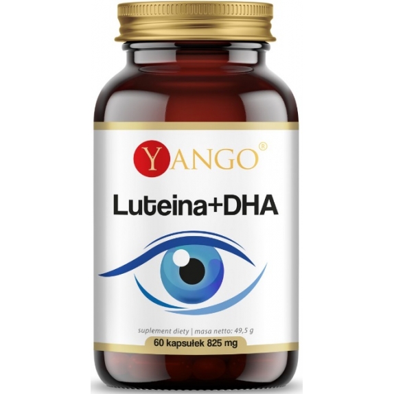 Luteina + DHA 825 mg 60 kapsułek Yango cena 45,90zł