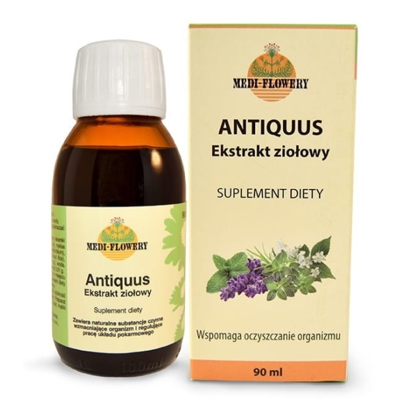 Medi-Flowery ekstrakt ziołowy Antiquus sporządzony według receptury z XIV w. 90 ml cena 52,00zł