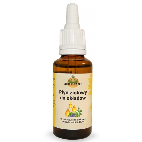 Płyn ziołowy do okładów 30 ml Medi-Flowery cena 24,90zł