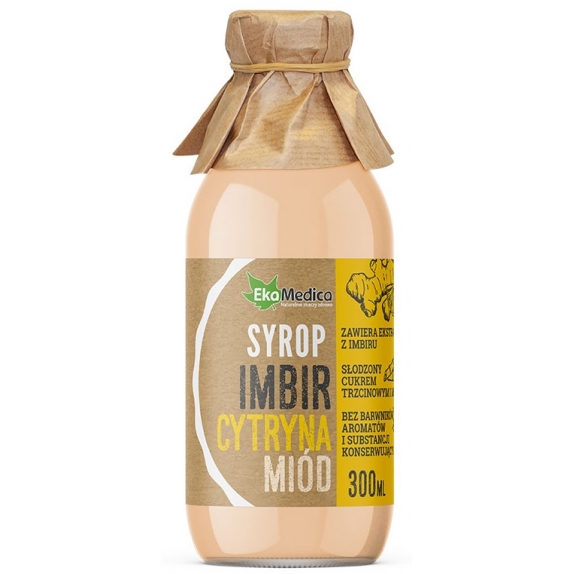 Ekamedica Syrop imbir cytryna miód 300ml  cena €3,62