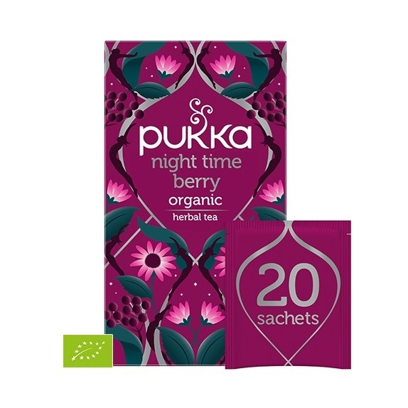 Pukka night time berry 20 saszetek BIO cena 26,90zł