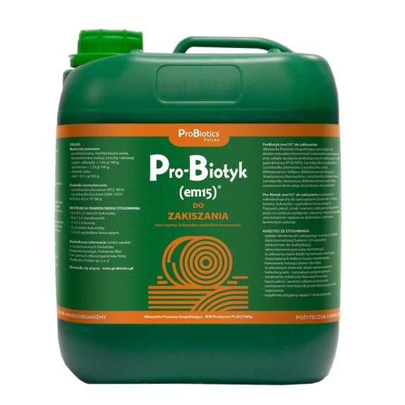 Probiotics em15 do zakiszania 5 L cena 77,00zł